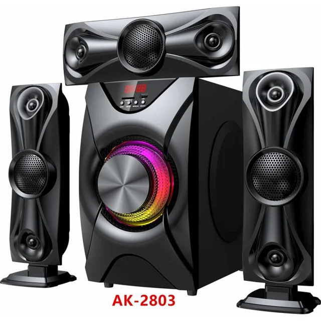 sound systems djack dj q3l sub woofer system 3 1ch bluetooth silver 1.0